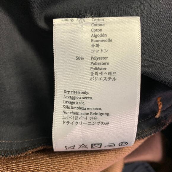 SIES MARJAN Size 34 Brown Acetate Blend Pleated Dress Pants - Picture 11 of 12